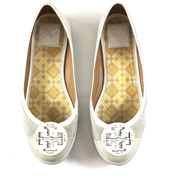 tory burch canvas flats
